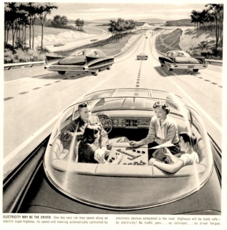 In the Future Your Car Will Drive Itself - Allowing You to Play Board Games